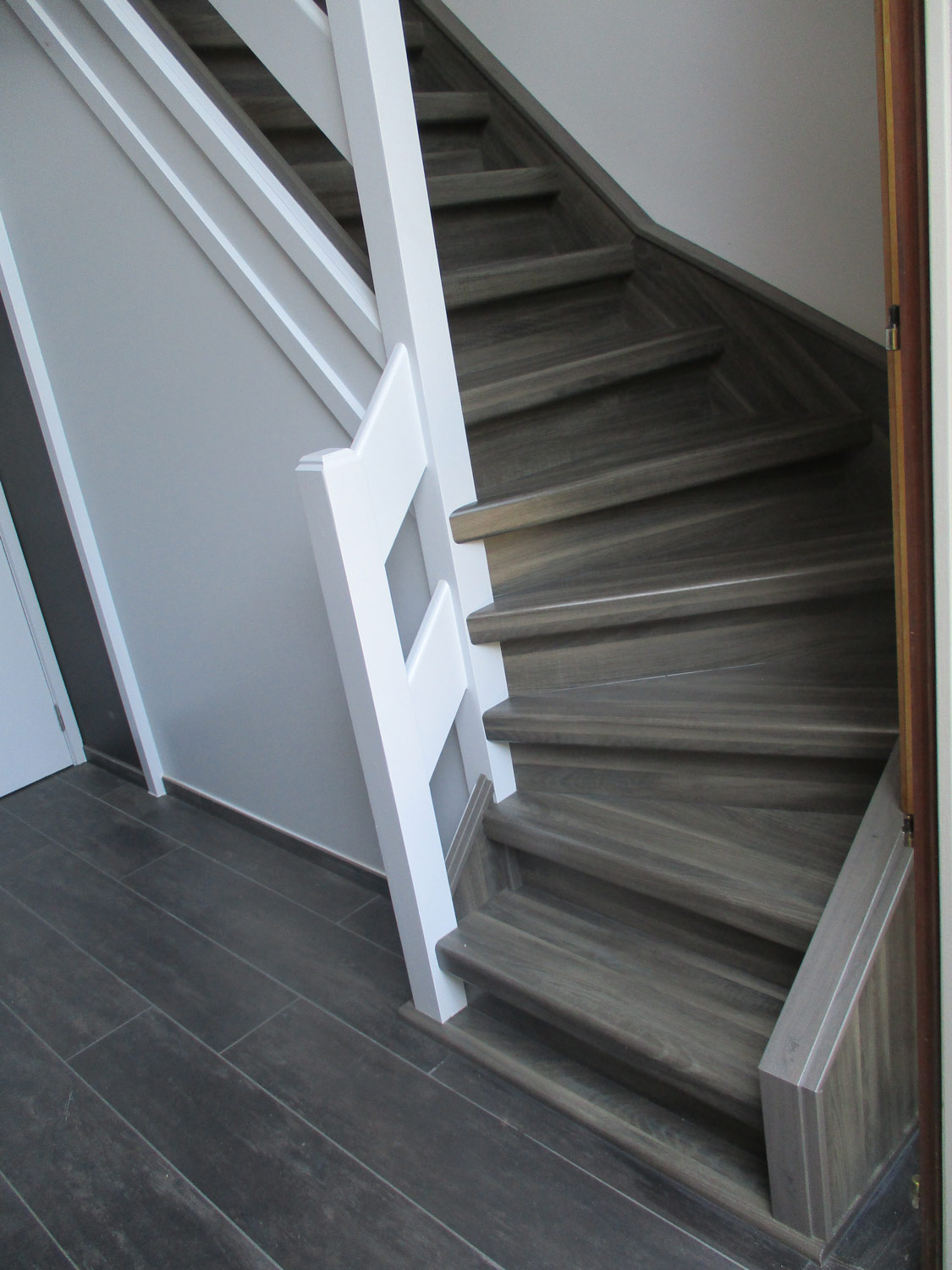 Traprenovatie Oostakker | Houten trap